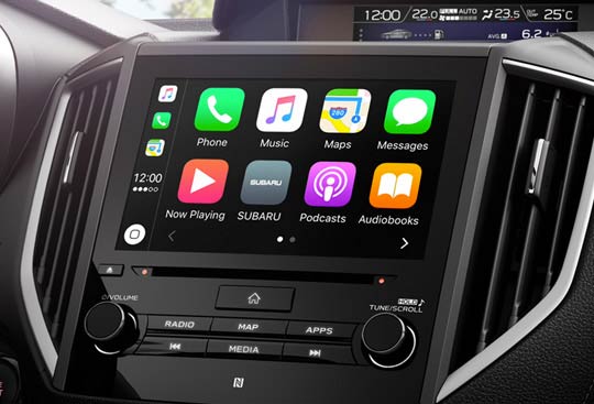 Impreza 1.6i TREND EyeSight: Apple Carplay a Android Auto